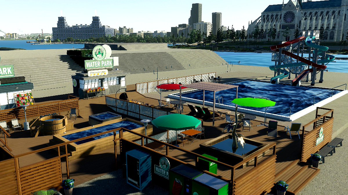 CITIES SKYLINES2進捗状況
現在ep.11に向けて開発進行中！
海岸を望む広場開発です！お楽しみに🤩