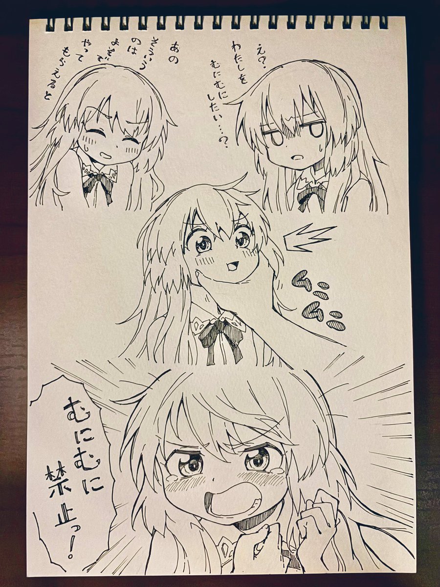 トキエちゃんをむにむにしたいだけの絵 