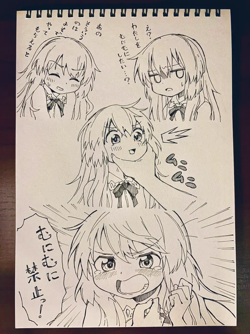 トキエちゃんをむにむにしたいだけの絵 
