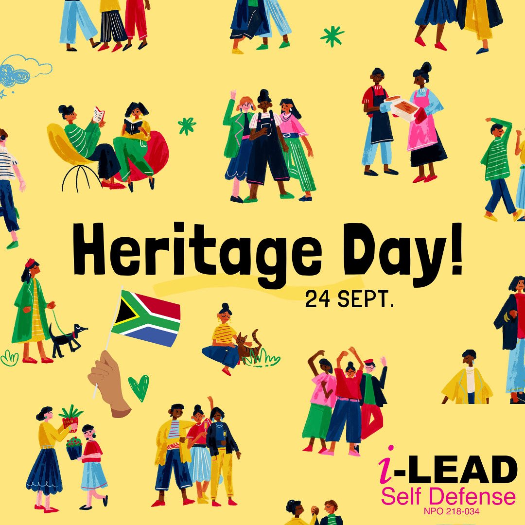 ILeadSelfDefens's tweet image. 💛 Today we celebrate our roots, our strength, and our unity. Happy Heritage Day! 🇿🇦 #WalkStrongSA #HeritageDay #ILeadSelfDefense
