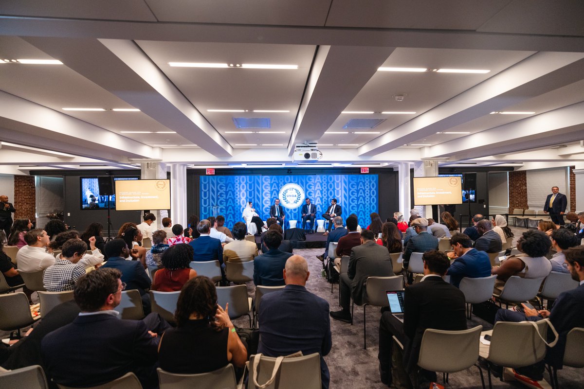 Deemah AlYahya (@dalyahya) on Twitter photo Digital access and cooperation are no longer optional. They are the foundation of inclusive growth, climate resilience, and global prosperity.
At #FPatUNGA80's Tech & AI Forum: Reimagining Cooperation in a Digital Age, alongside H.E. Dr. <a href="/bosuntijani/">Dr. 'Bosun Tijani</a> and <a href="/VivekBadrinath/">Vivek Badrinath</a>, we Digital access and cooperation are no longer optional. They are the foundation of inclusive growth, climate resilience, and global prosperity.
At #FPatUNGA80's Tech & AI Forum: Reimagining Cooperation in a Digital Age, alongside H.E. Dr. <a href="/bosuntijani/">Dr. 'Bosun Tijani</a> and <a href="/VivekBadrinath/">Vivek Badrinath</a>, we