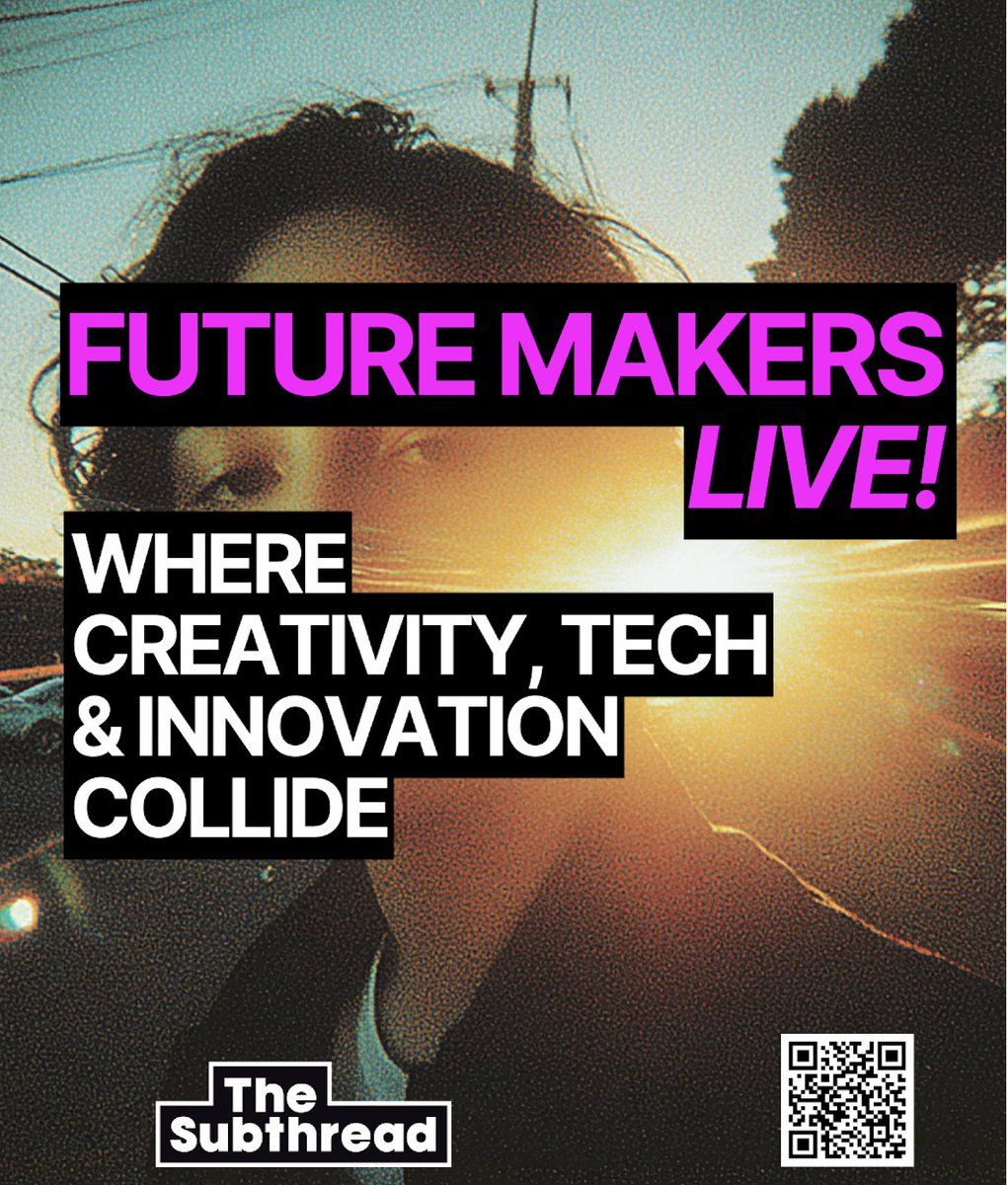 Register your interest to join our first IRL event "Future Makers Live" on the 21st October in London. Limited space available.
luma.com/kq3g5cku
This event is specifically for brand leaders, marketers, innovators and creatives.