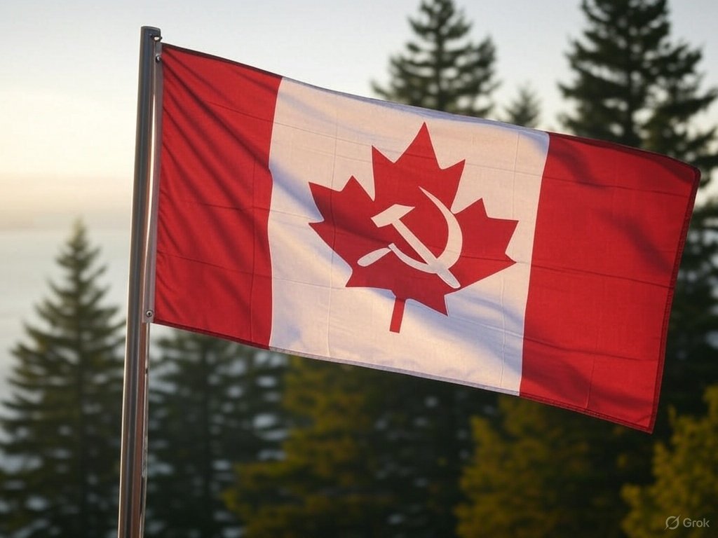 SemperVeritasX's tweet image. Good morning, Canada. Wake up and smell the Communism!! 

It's never been so obvious!!