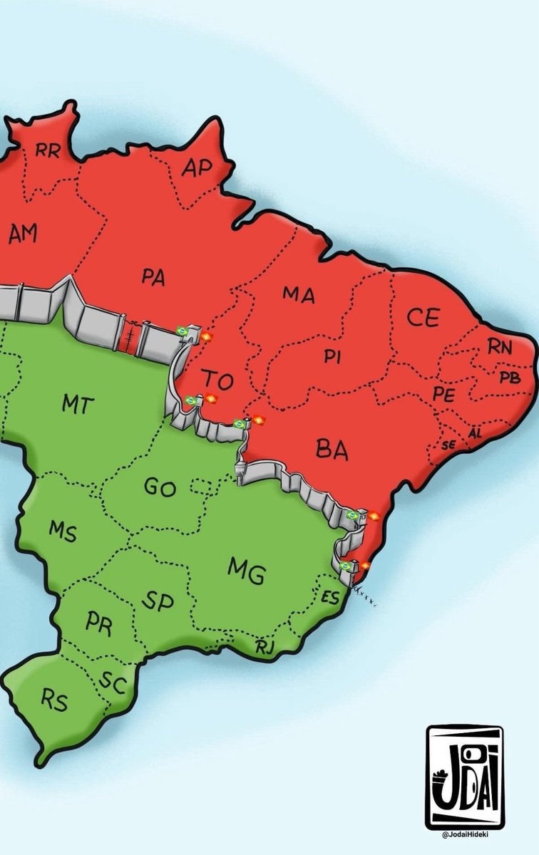 PrimeiroFront's tweet image. 🔴ÚLTIMA HORA: Movimentos separatistas ganham adeptos nas redes sociais, defensores chamam Norte e Nordeste de &quot;atraso&quot;.

&quot;O Sul, Sudeste e Centro-Oeste precisam se libertar do atraso&quot; diz internauta.