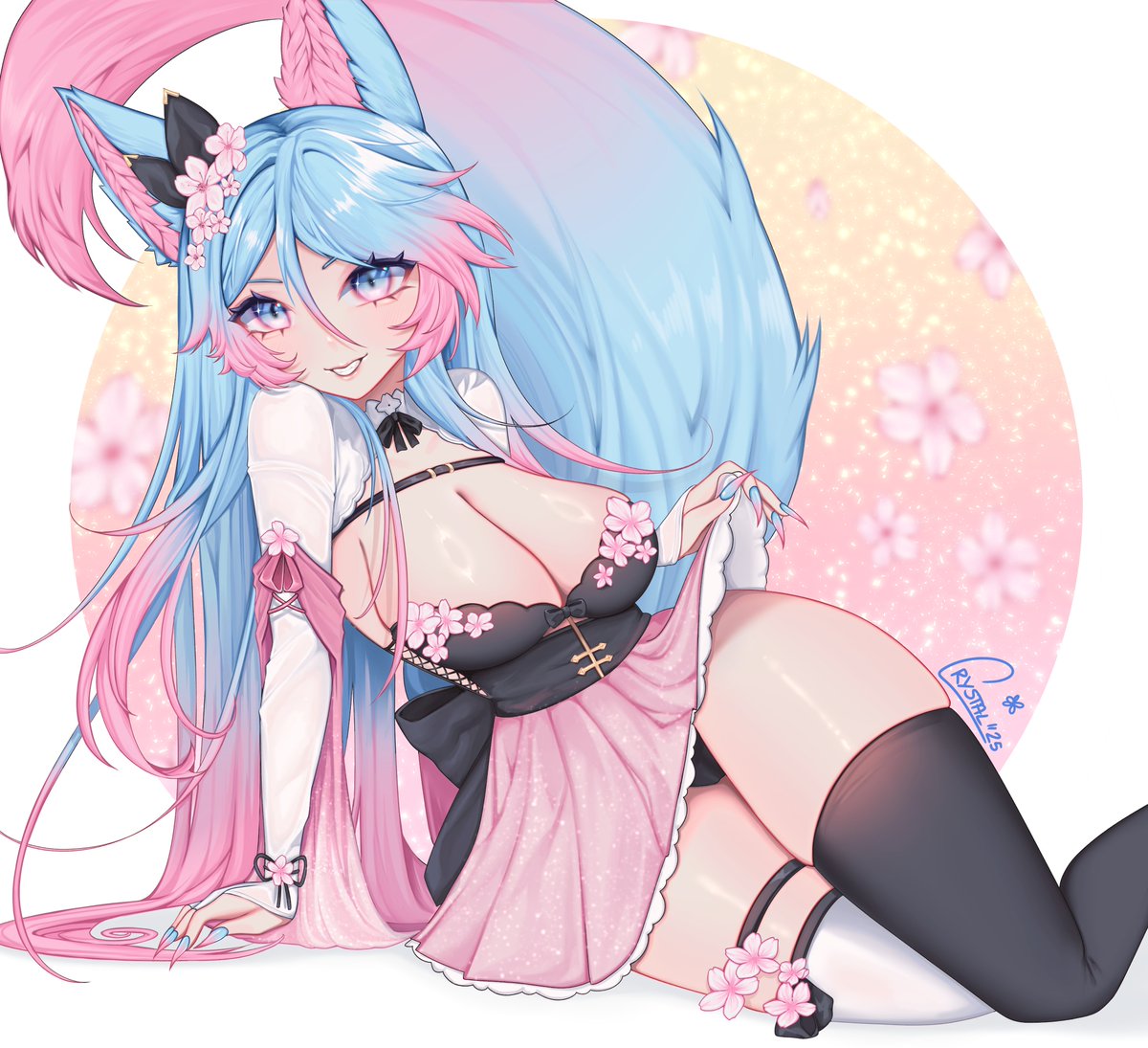 Crystallev3's tweet image. mommy-vale🌸 @_Silvervale_ 
#DoodleVale