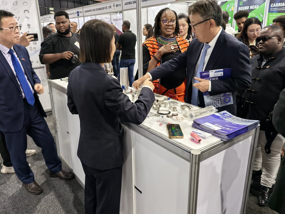 We warmly welcome the visit of our ambassador and the leaders of the Southern Ministry of Commerce of South Africa.
#stainlesssteel