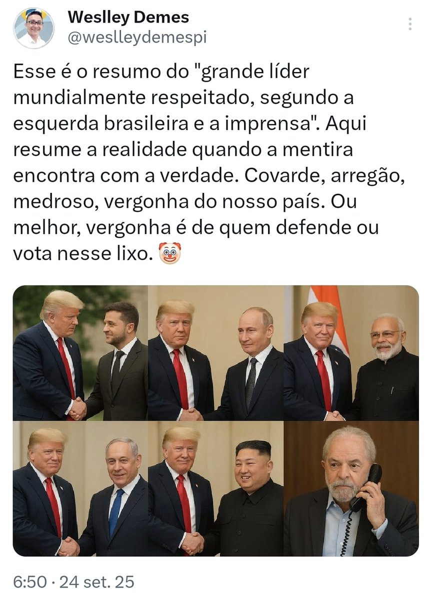 O anão diplomático fugiu da negociação! 
#ArregouproTrump