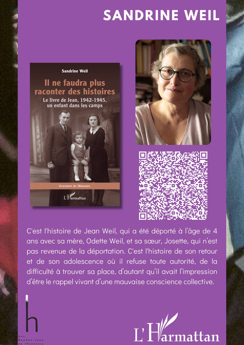 Je serai au salon du livre des Rendez-vous de l'histoire à Blois ❤🙏