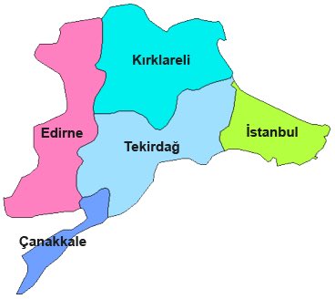 En zararsız 
En mutlu 
En medeni bölge…