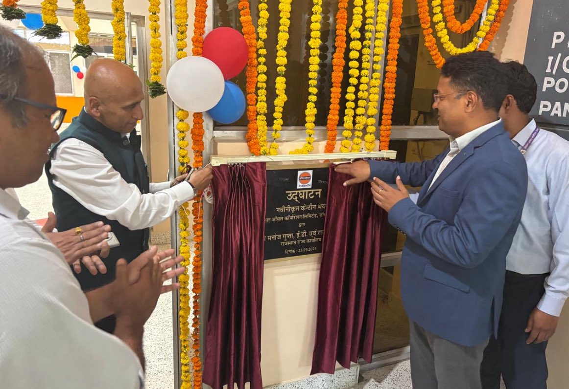 The  renovated Administrative Building at Jodhpur Terminal was inaugurated by ED&amp;SH, RSO. This Green Building features auto light sensors, 100 KW solar power, and ample natural light, boosting productivity, employee well-being, and sustainable operations.
