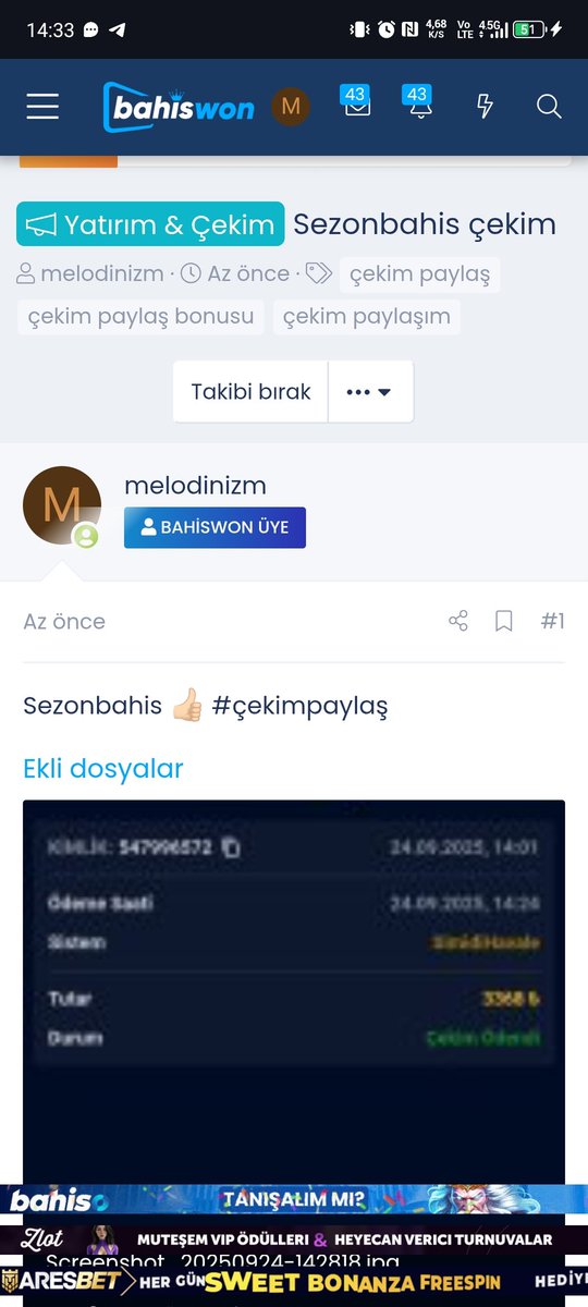_melodinizm's tweet photo. @sezonburda çekim bahiswon paylaşım - melodinizm https://t.co/lYGa4NFpPC