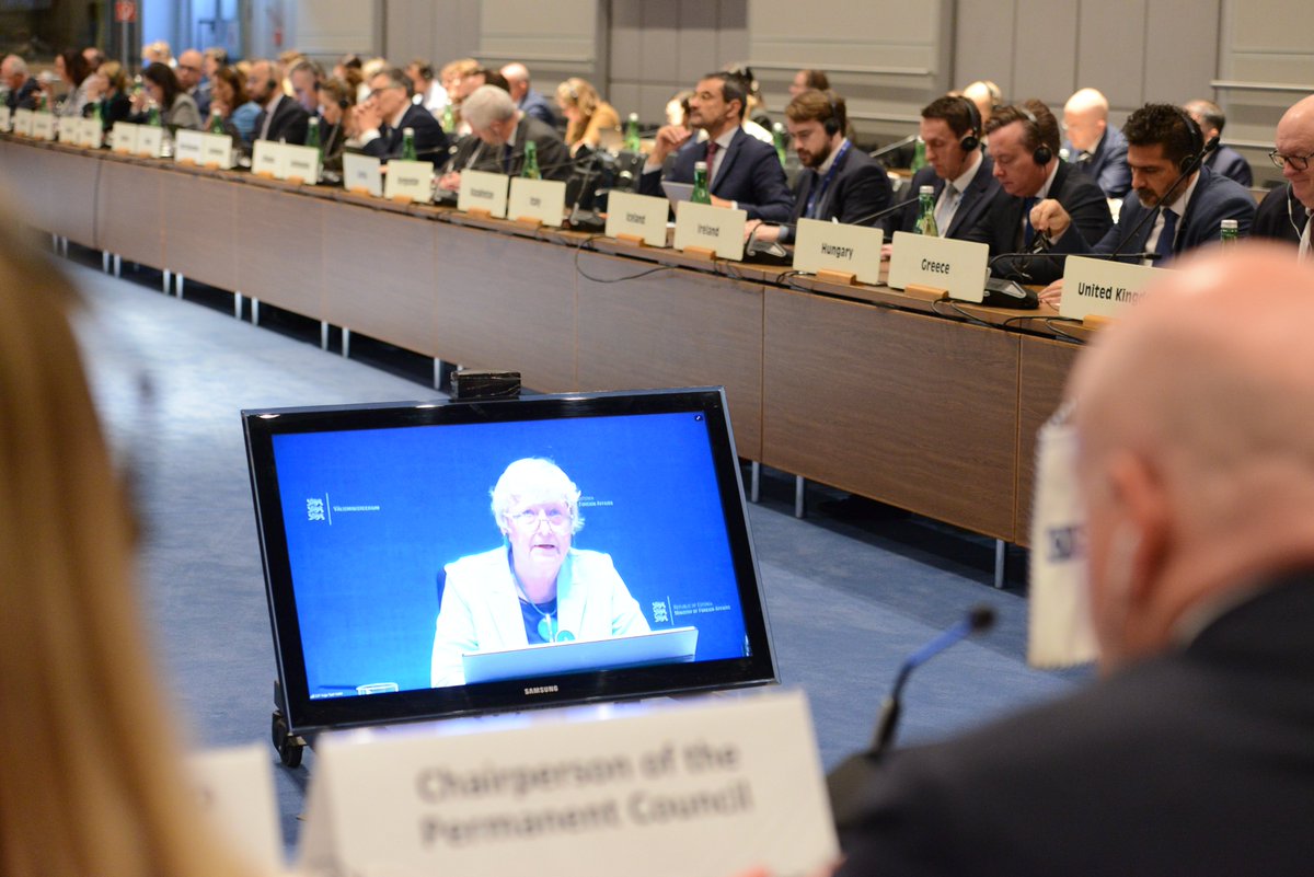 Violation of the Estonian airspace by Russia, discussed at the joint FSC-PC meeting today, is a broader pattern of Russian provocations against its neighbours. Those actions directly threaten the security and stability that the OSCE is mandated to uphold.