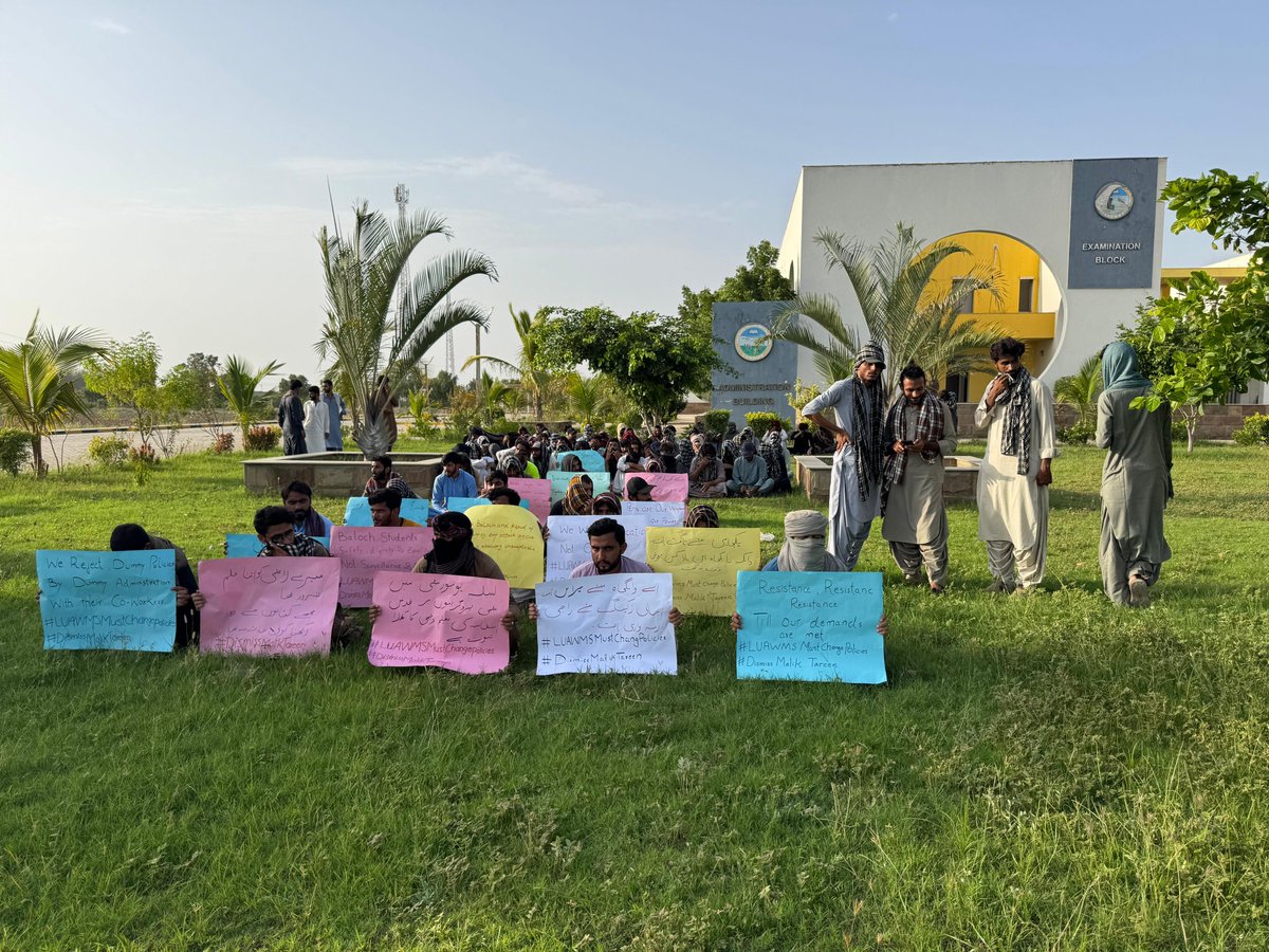 BalochShanz11's tweet photo. You bury our efforts under bureaucracy, but we’ll grow through the cracks.
#RestoreLUAWMSStudents
#ResolveBUETKEIssues
#StopHarassingBalochStudents https://t.co/1DF6wXLvLf