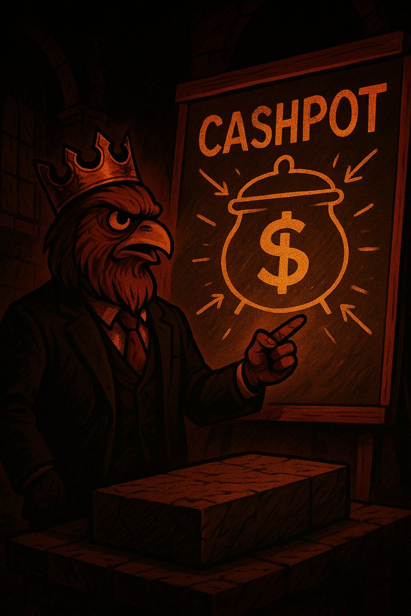 ⚔️ ACT III — The Lifeline ⚔️

👑 Prince Cockington:
*“Our lifeline will be — CASHPOT.
An elegant and efficient instrument that will keep us afloat and give us the strength to move forward.

And while I prepare the new Cauldron — discuss in the chat what it might be.
Your thoughts