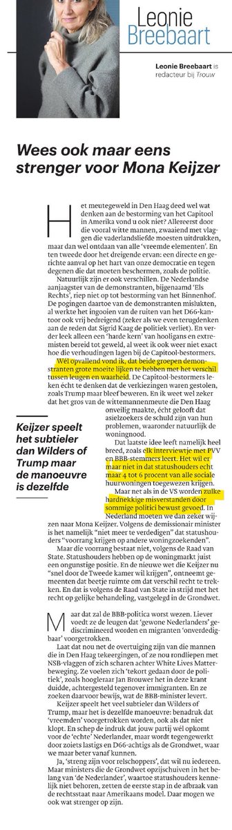 JosTeunissen2's tweet photo. 1/Weer een denigrerende column in Trouw, nu over PVV- en BBB-stemmers die door misleiding niet zouden weten dat statushouders 'maar 4 tot 6% van alle sociale huurwoningen toegewezen krijgen'.
Over leugens en misleiding gesproken: zoals Jan vd Beek heeft aangetoond, is het door https://t.co/xjWA38WQKb