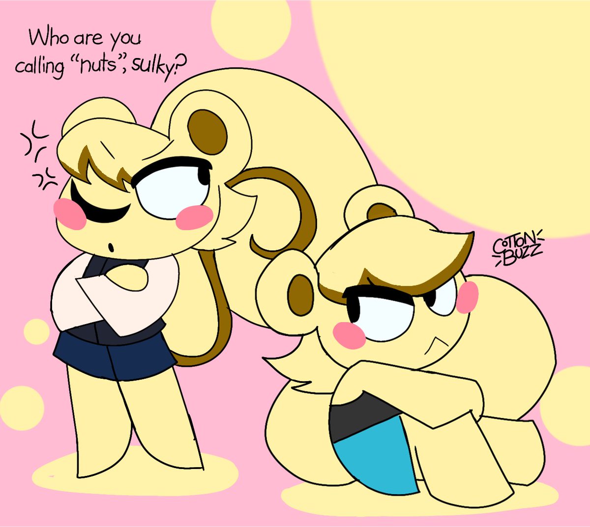 CottonBuzzKill's tweet image. The squirrel with a bunch of sass

#AnimalCrossing #Marshal