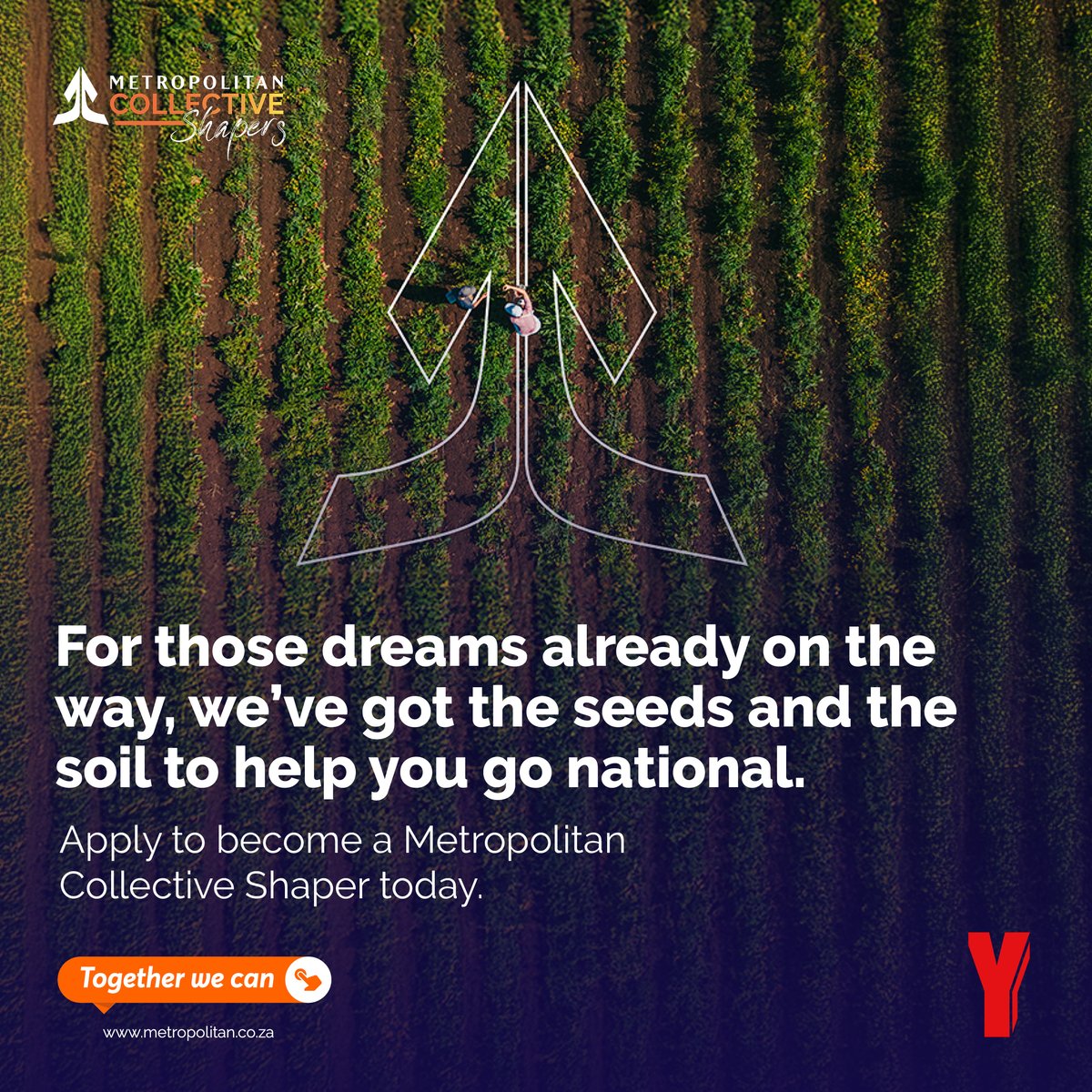 What if protecting your loved ones with Metropolitan also helps a young farmer continue to grow their business.

Such a legacy already exists.
Apply to become a metropolitan collective shaper today and unlock access to online training, business coaching, and market opportunities