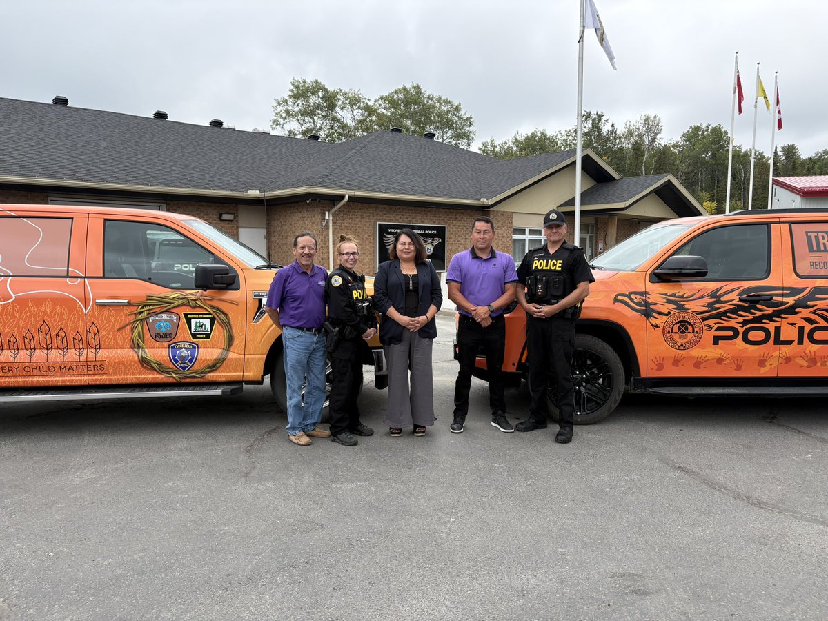 Oneida on the Thames band councillors and police service senior officer visited the WTPS detachment. It was a thrill to host them and to be able to highlight the community, and the services we have the privilege of providing to the Territory.