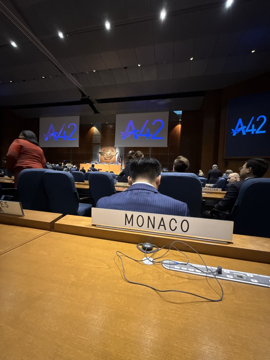 Kick off of <a href="/icao/">ICAO</a> 42nd Assembly in Montreal. 2 weeks of discussions to keep #aviation safe, secure and sustainable. <a href="/GvtMonaco/">Gouvernement Monaco</a>