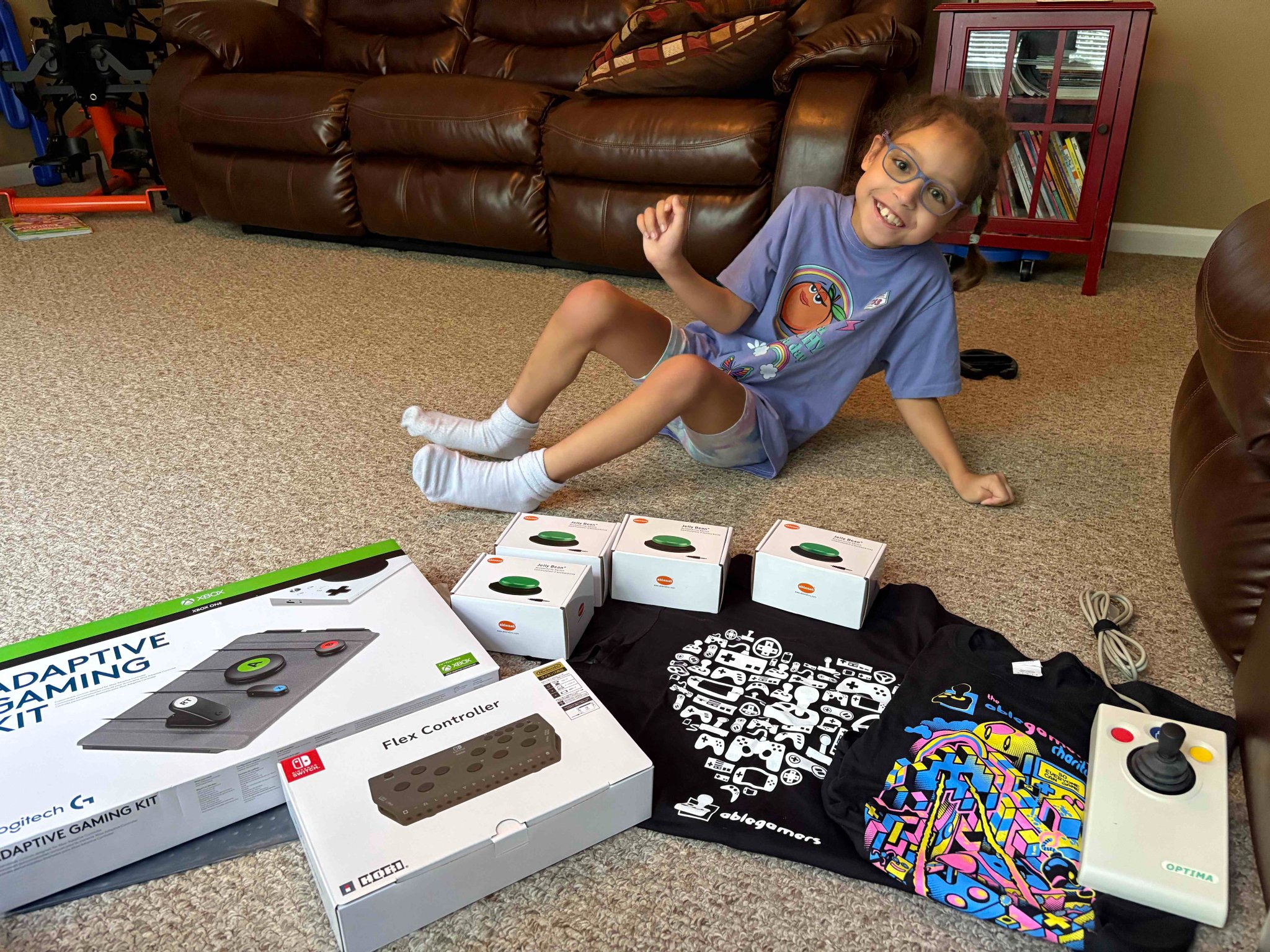 Naiya is an 8-year-old gamer from Powder Springs, Georgia. Naiya suffered an injury at birth, which led to a spastic quadriplegic cerebral palsy diagnosis. 

Read about how AbleGamers helped a determined player get access to play! 

https://www.linkedin.com/feed/update/urn:li:activity:7376626843426390018 