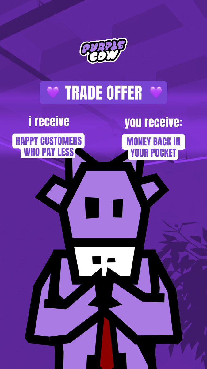 Every time Purple Cow enters a neighborhood, something changes. The giants blink. “Limited time” rates suddenly appear. Bills start shrinking. When you choose us, the big guys suddenly find room to lower their prices. Funny how that works. Keep saving with Purple Cow Internet! 💜
