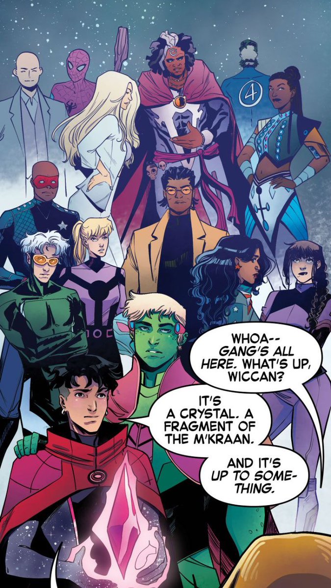 by now most have seen the news that Avengers Academy is ending. This run has given us so much in queer representations. To everyone &amp; my fellow Young Avengers fans, AvAc is the closest to a spiritual sequel. so I only have one ask:
EMAIL mheroes@marvel.com
Tell them we want more