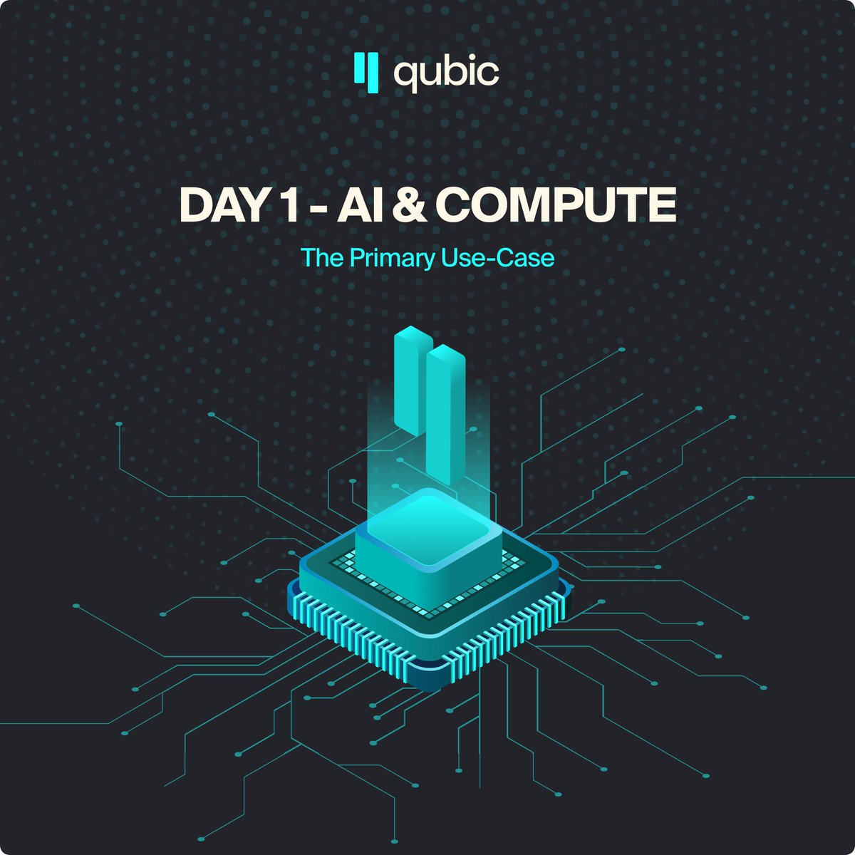 _Qubic_'s tweet image. 🧠 Day 1 – AI &amp;amp; Compute

The most obvious use case. And the one where Qubic is completely unmatched.

Every chain says it’s “AI-ready.”
Only one chain is the compute layer.
No middleware. No waiting. Just ticks.

Qubic doesn’t run AI.
Qubic is AI.