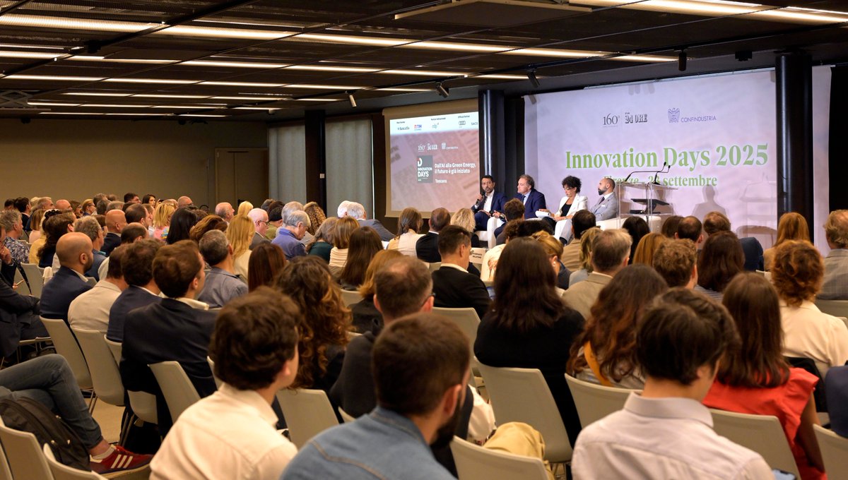 TIM_Enterprise's tweet image. ✅ Ieri a #InnovationDays 2025 Toscana, Antonio Baldassarra, Head of Sales Specialist #TIMEnterprise, ha portato la nostra visione sull’adozione dell’#AI come concreta leva strategica per la crescita delle imprese.

💡 Nel confronto della giornata, che @24Eventi ha dedicato a…