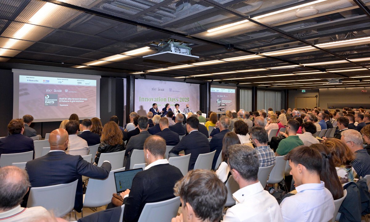 TIM_Enterprise's tweet image. ✅ Ieri a #InnovationDays 2025 Toscana, Antonio Baldassarra, Head of Sales Specialist #TIMEnterprise, ha portato la nostra visione sull’adozione dell’#AI come concreta leva strategica per la crescita delle imprese.

💡 Nel confronto della giornata, che @24Eventi ha dedicato a…