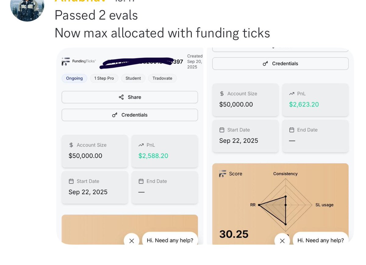 MaxAlgo_Trading's tweet image. 🌟Another Golden Candle Trader getting to Max allocation with 2 more passes 😍🌟

Get 15% discount off Alpha Zones 
Use code PAYOUT
whop.com/c/alpha-zonesg…