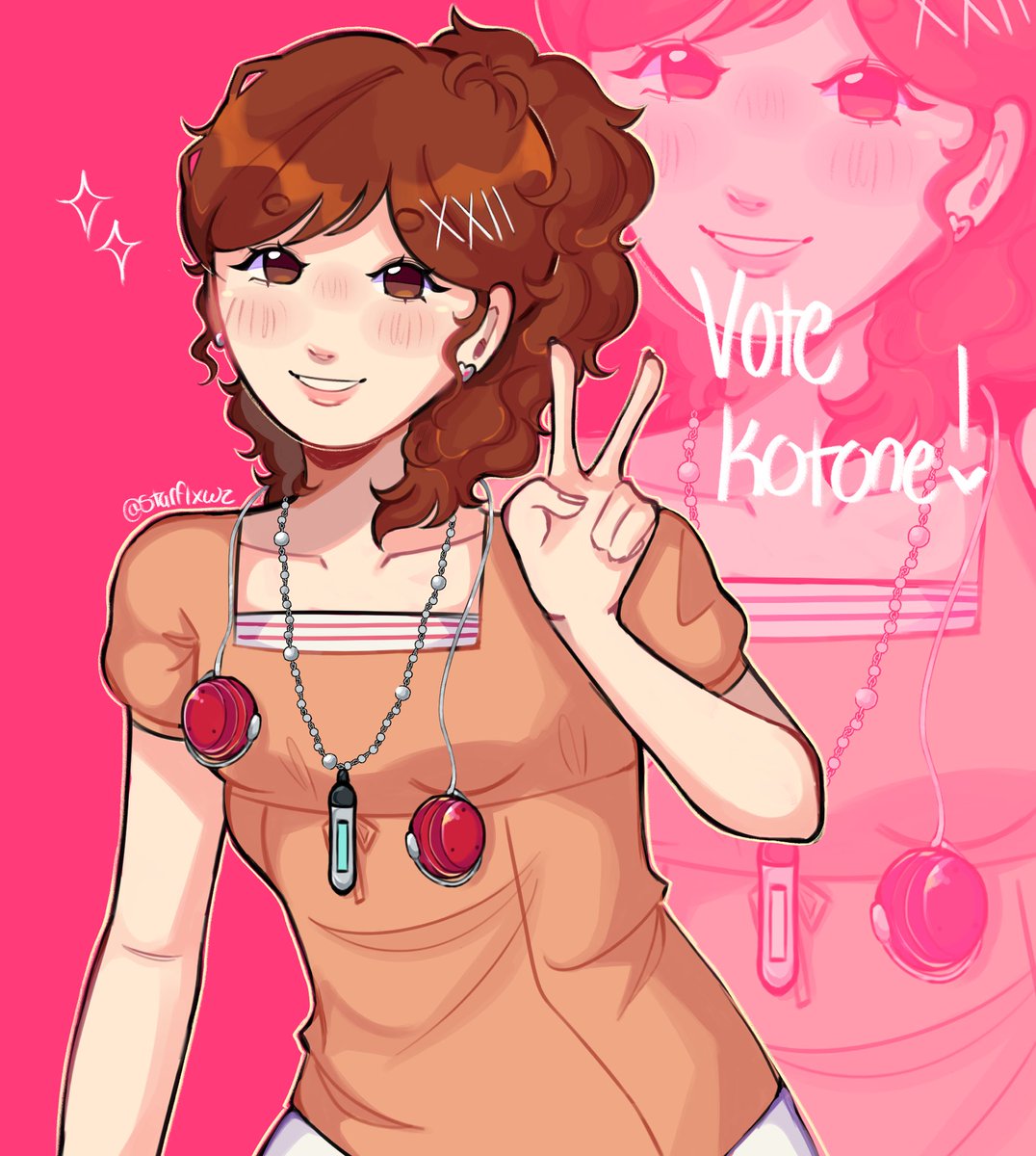 BARELY MANAGED TO KINDA FINISH IT I’LL FIX IT LATER VOTE KOTONE!!!!! LETS GO!!! VOTE FOR MY GIRLIE!!!! 💘💘
#PersonaChampions