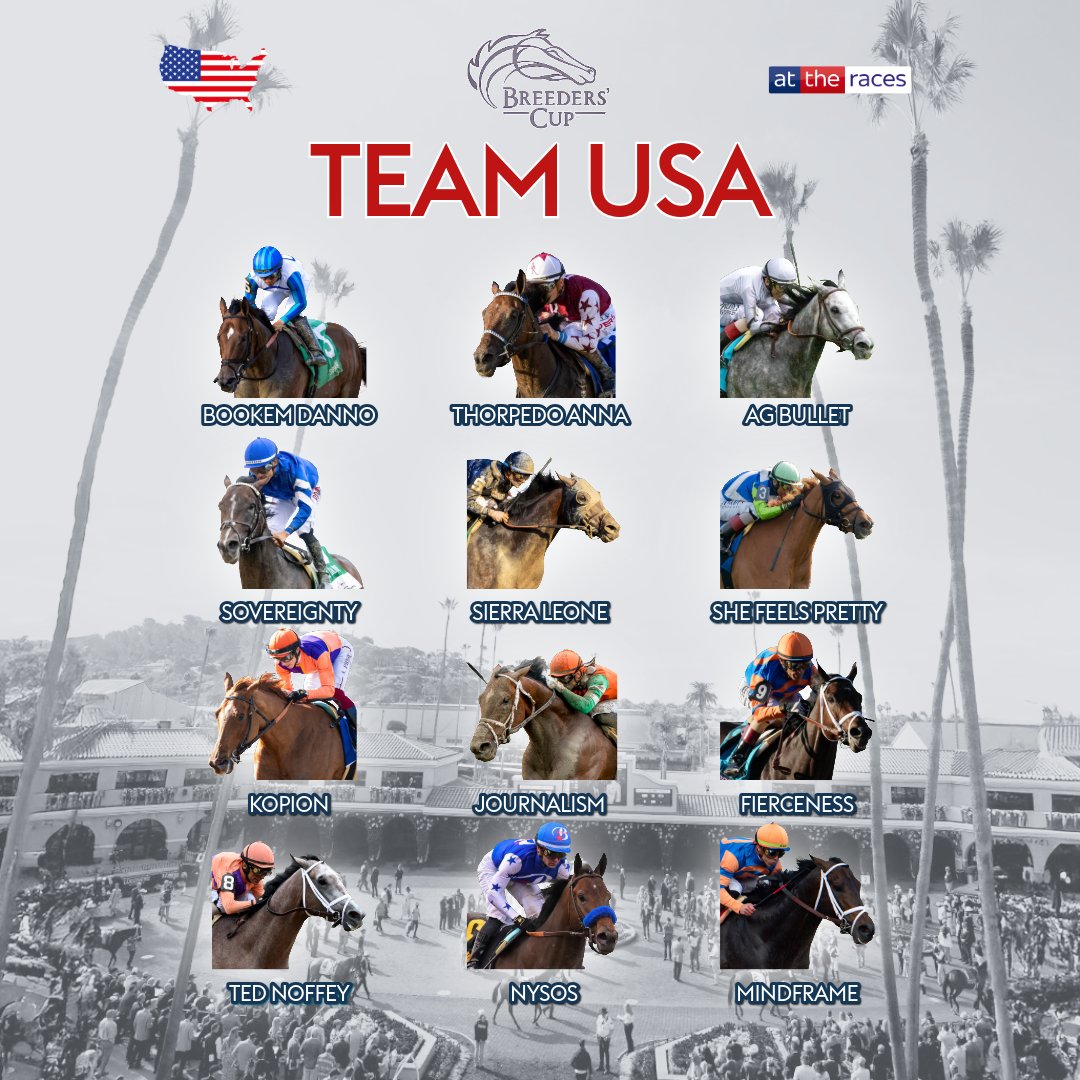 🇪🇺 v 🇺🇸

The Ryder Cup of racing! Bring on the <a href="/BreedersCup/">Breeders' Cup</a>... 🤩