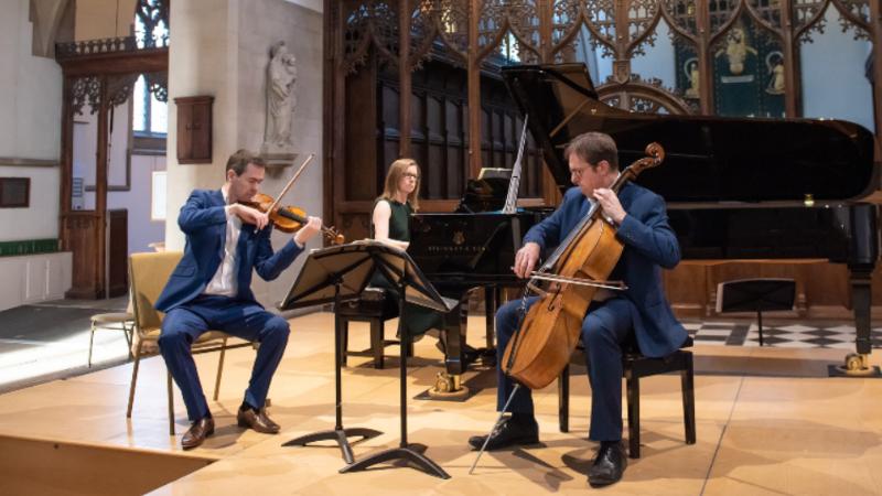 Fidelio Trio are thrilled to bring Professor Simon Mawhinney’s ‘In Three’ to the Harty Room.  Thursday 25 September 2025, 1.10PM The Harty Room, Music Building
qub.ac.uk/schools/ael/ev…
#QUBeWell #lovequb #queensuniversitybelfast #qubmusic