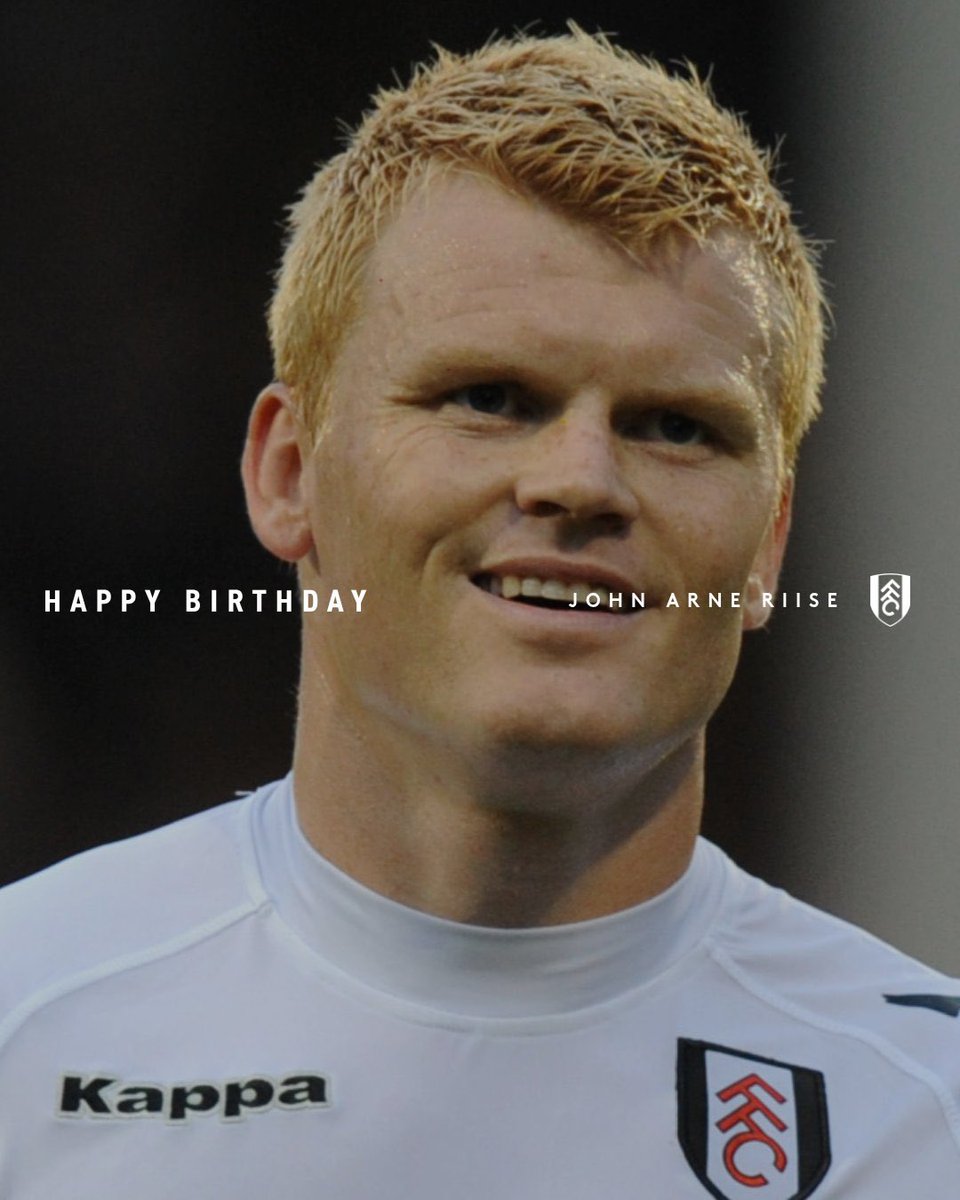 عيد ميلاد سعيد لأسطورتنا <a href="/JARiiseOfficial/">John Arne Riise</a>! 🥳 نتمنى لك الصحة والسعادة دائماً. 🎂
#فولهام | #FFC