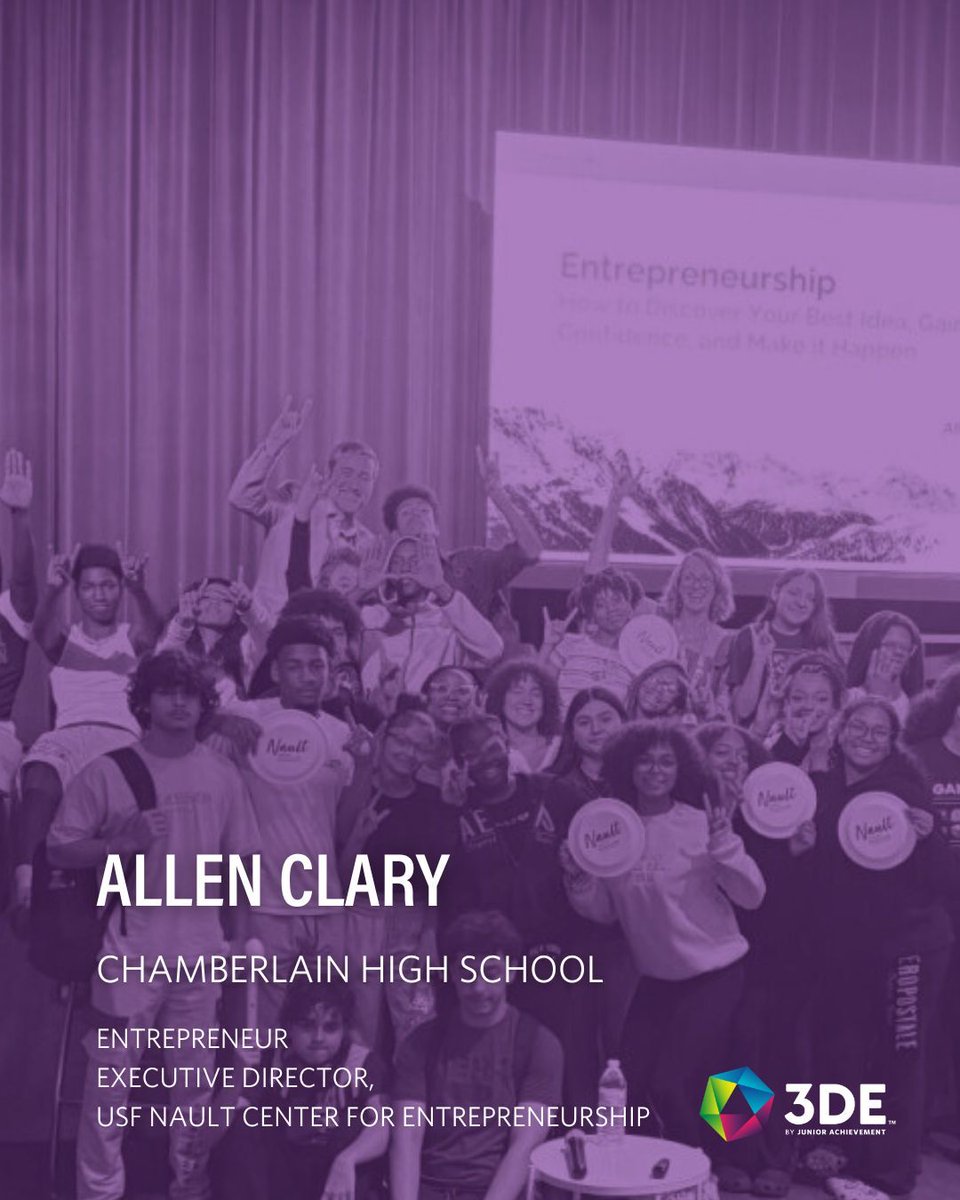 Through the 3DE Entrepreneurship Speaker Series, over 380 3DE students from across Tampa Bay are learning firsthand what it takes to lead, innovate, and create impact in their communities.