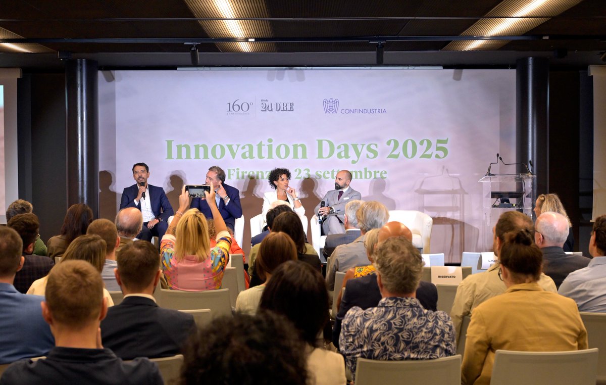 TIM_Enterprise's tweet image. ✅ Ieri a #InnovationDays 2025 Toscana, Antonio Baldassarra, Head of Sales Specialist #TIMEnterprise, ha portato la nostra visione sull’adozione dell’#AI come concreta leva strategica per la crescita delle imprese.

💡 Nel confronto della giornata, che @24Eventi ha dedicato a…