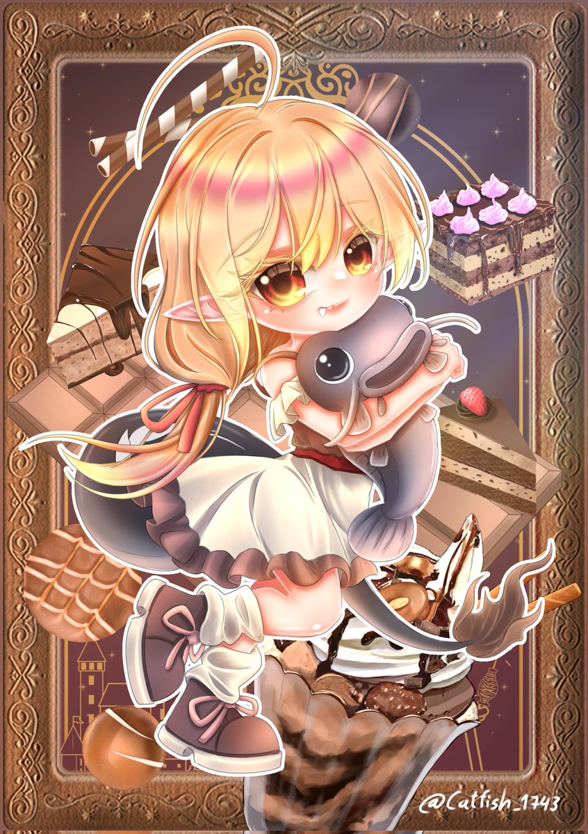 🍫 Chocolate Party 🍩
I get to eat chocolate like at a party !🍩🍪🍨🍦🍫🍮🍰
#VGenChallenge #VGen