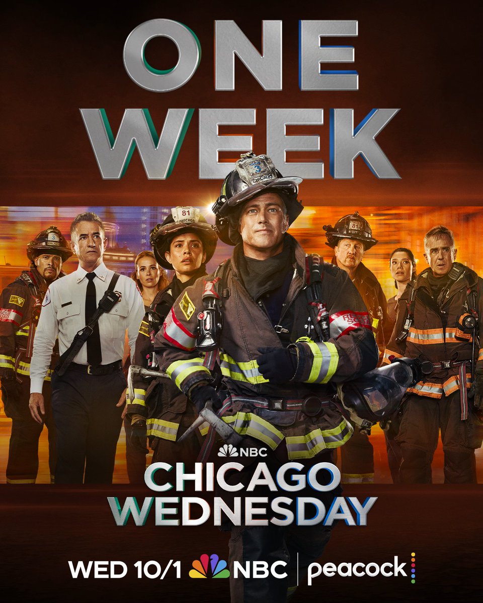 Are your calendars marked? Only one more week until One Chicago is back on @NBC!