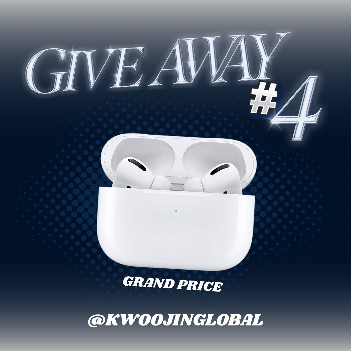 KWOOJINGLOBAL's tweet image. 🎉 FINALS GIVEAWAY #4/4 🎉

This is the fourth and final giveaway we’ll be holding to support Woojin’s debut! 💙

PRIZE: Apple Airpods Gen 4 or equivalent cash prize 💸

RULES:
1️⃣ Like &amp;amp; RT this post
2️⃣ Drop your Woojin voting proof in the replies to this post (1 proof = 1 entry,…