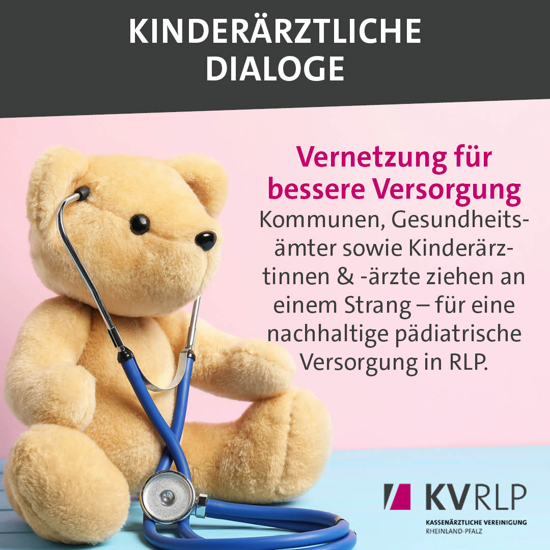 🤝 Kommunen, Gesundheitsämter &amp; Kinderärztinnen &amp; -ärzten ziehen in RLP an einem Strang: Die von der KV RLP mitinitiierten Kinderärztlichen Dialoge stärken die Versorgung und fördern neue Ideen. 
Mehr: kv-rlp.de/presse/meldung…
