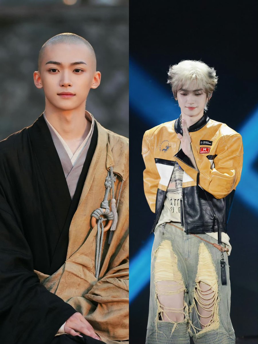 sunshine200301's tweet image. Ziyu gestures mimicking Bian Ji, as if bid farewell to this character is trending on weibo #acg category.