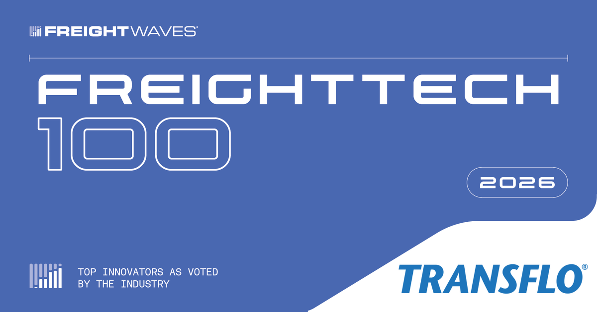 PegasusTRANSFLO's tweet image. We’re proud to announce that Transflo has been recognized on the @FreightWaves FreightTech Top 100 List for 2026! 

Thank you to our incredible team, trusted partners, and loyal customers who make this achievement possible. 

Read more: bit.ly/3IDRNRo 

#FreightTech100