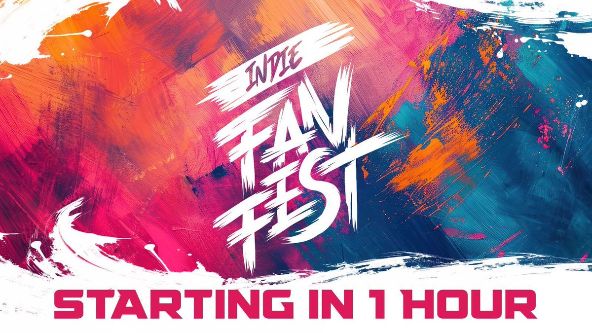 Just one hour to go! The inaugural Indie Fan Fest kicks off at 9am PT / 12pm ET / 6pm CEST, delivering over an hour of amazing games worthy of your wishlists.

Watch It Here:
▶️ twitch.tv/indiefanfest  
▶️ youtube.com/@IndieFanFest