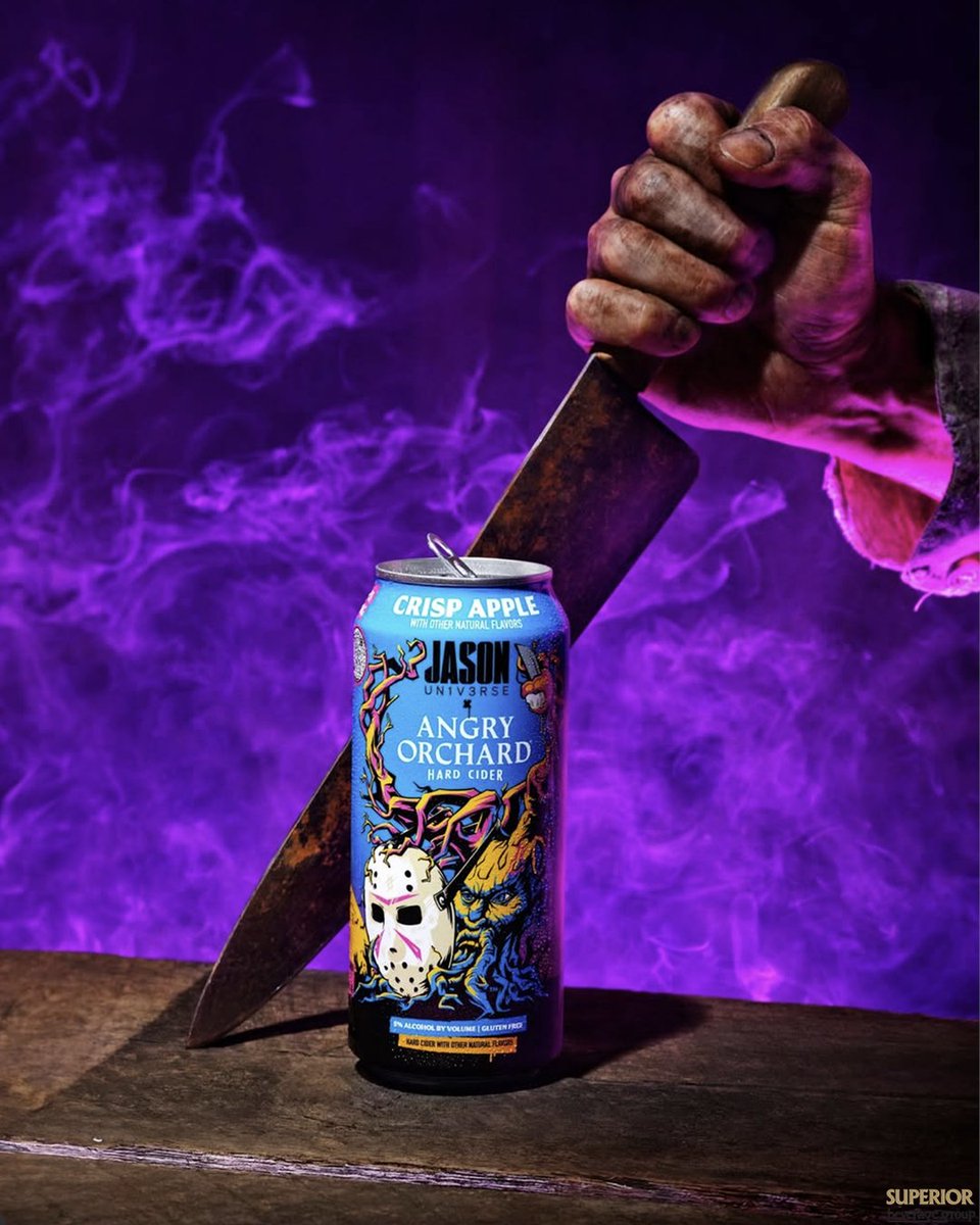 👻 Celebrate spooky season with a scream-worthy sip—grab the new Thriller Pack and Jason Voorhees tall cans from @angryorchard before they vanish! 🍏🔪

Drink responsibly; must be 21 years or older.