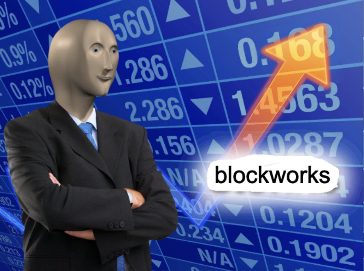 Future looking very bright for Blockworks.

Every number going in the right direction. Record quarter. Team more cracked than ever. Huge hires coming onboard. Data business booming. 

Day one baby.