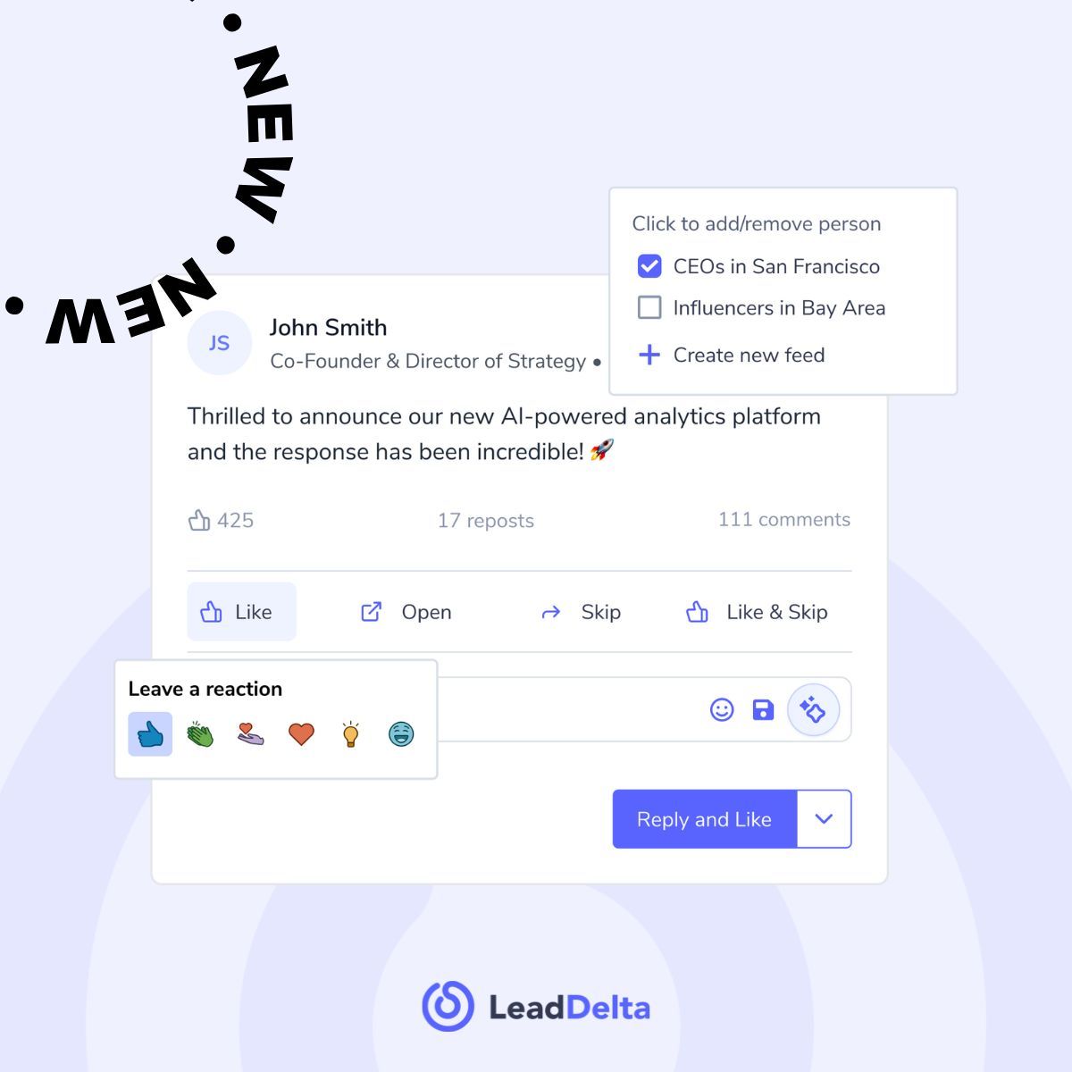 LeadDelta - Relationship Intelligence AI tweet media