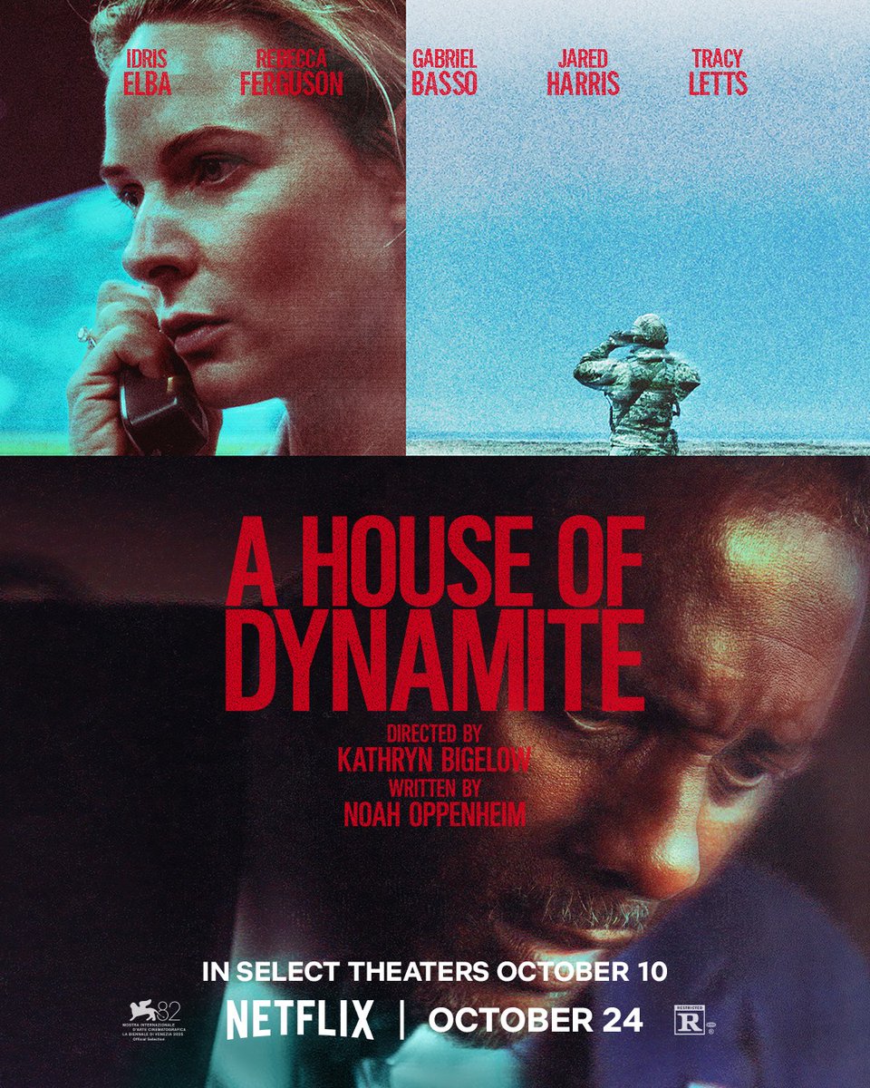 New poster for Kathryn Bigelow's #AHouseOfDynamite.

Check back tomorrow for the official trailer.