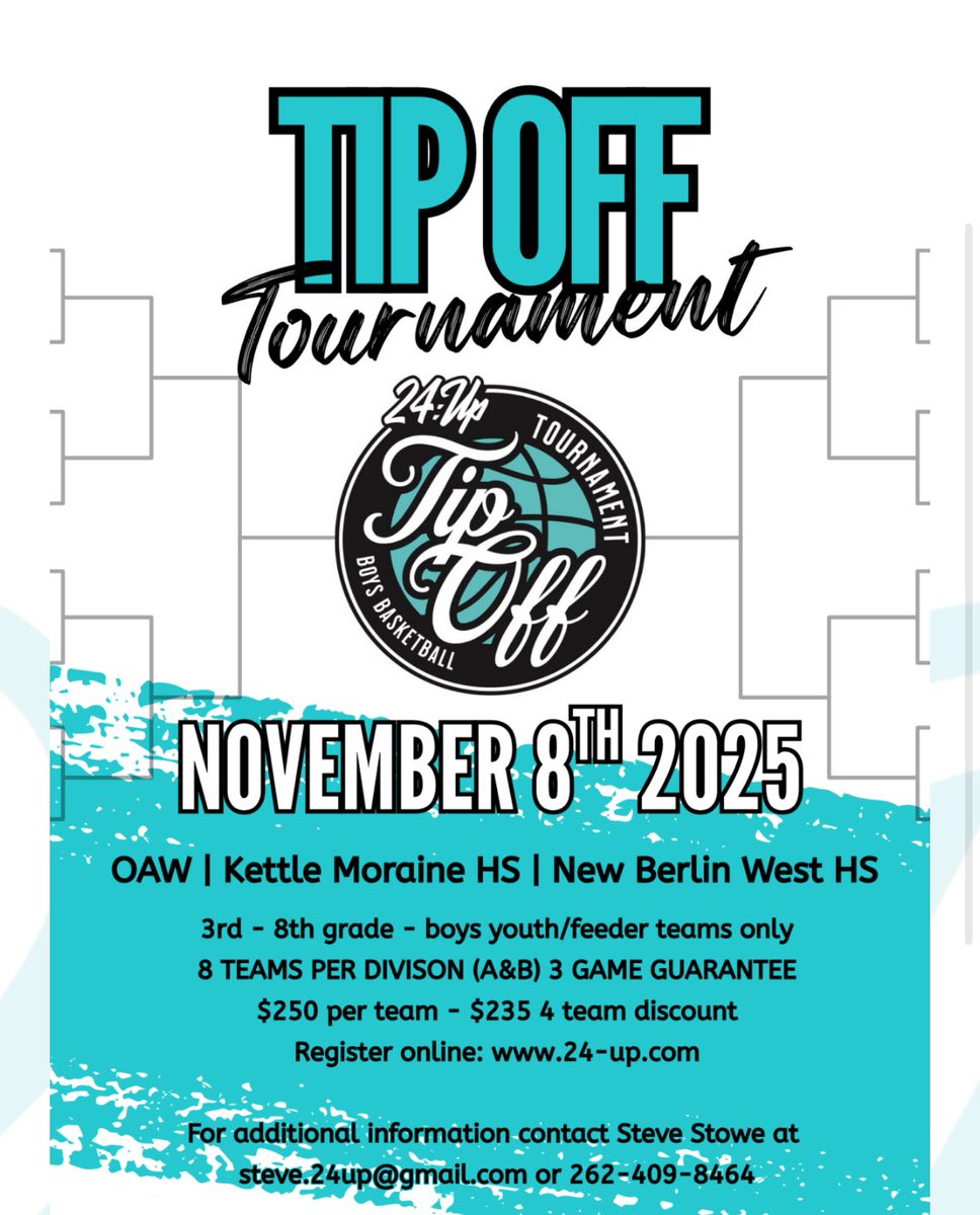 🏀 The longest-running &amp; largest tip-off tournament is back!
Kick off your season with top competition, high energy, and unforgettable games. Don’t miss out!

👉 24-up.com/tournaments/ti…