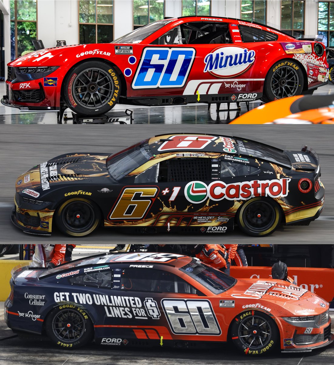 You: I miss the old days of creative NASCAR sponsorships RFK Racing: Hold  my Minute Rice, image size:1100x1200