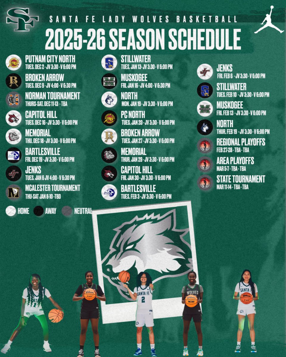 🚨Updated Schedule🚨 We've added a home game against Edmond North on Jan 19.